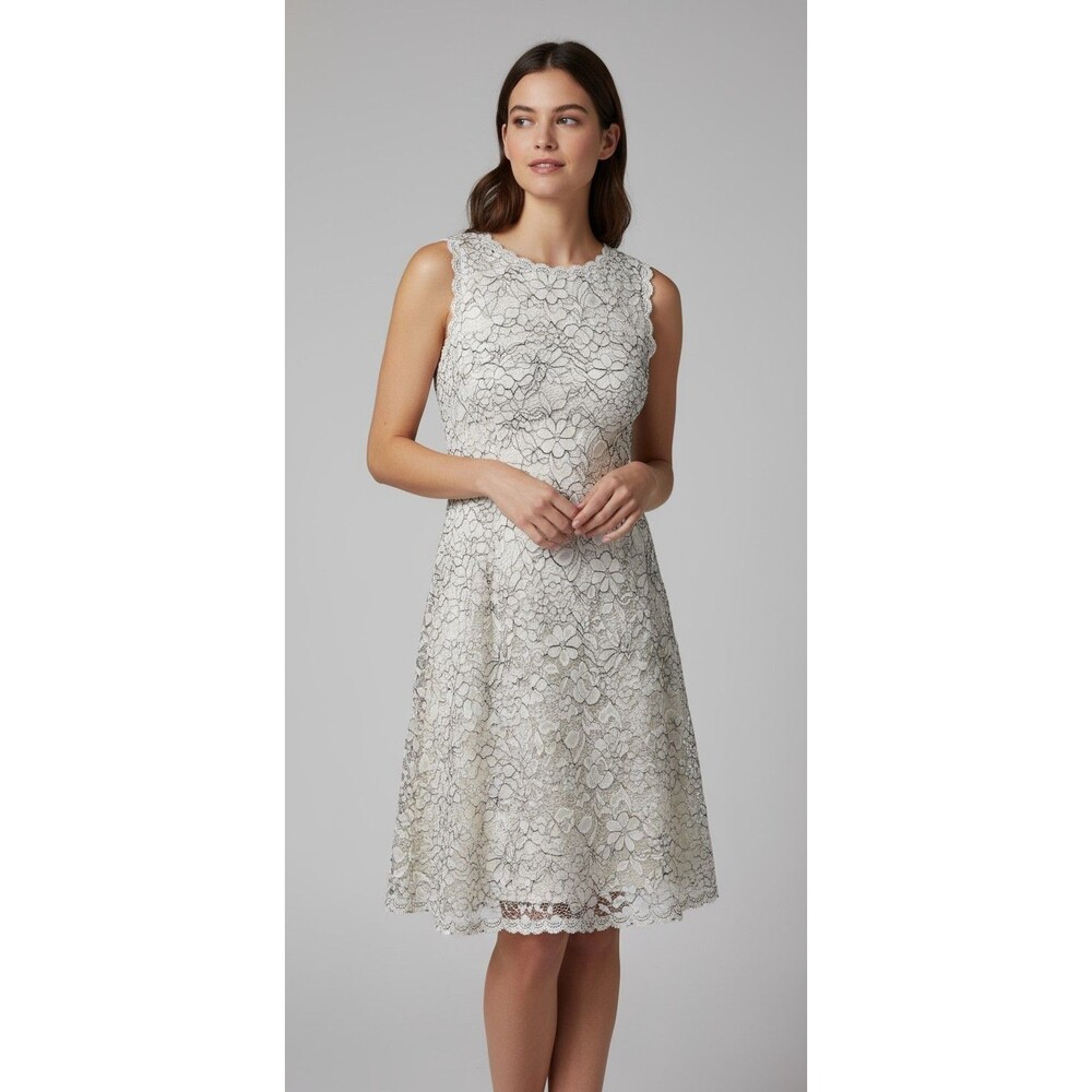 Women's Medium White Floral Sleeveless Sundress – Romantic & Breezy